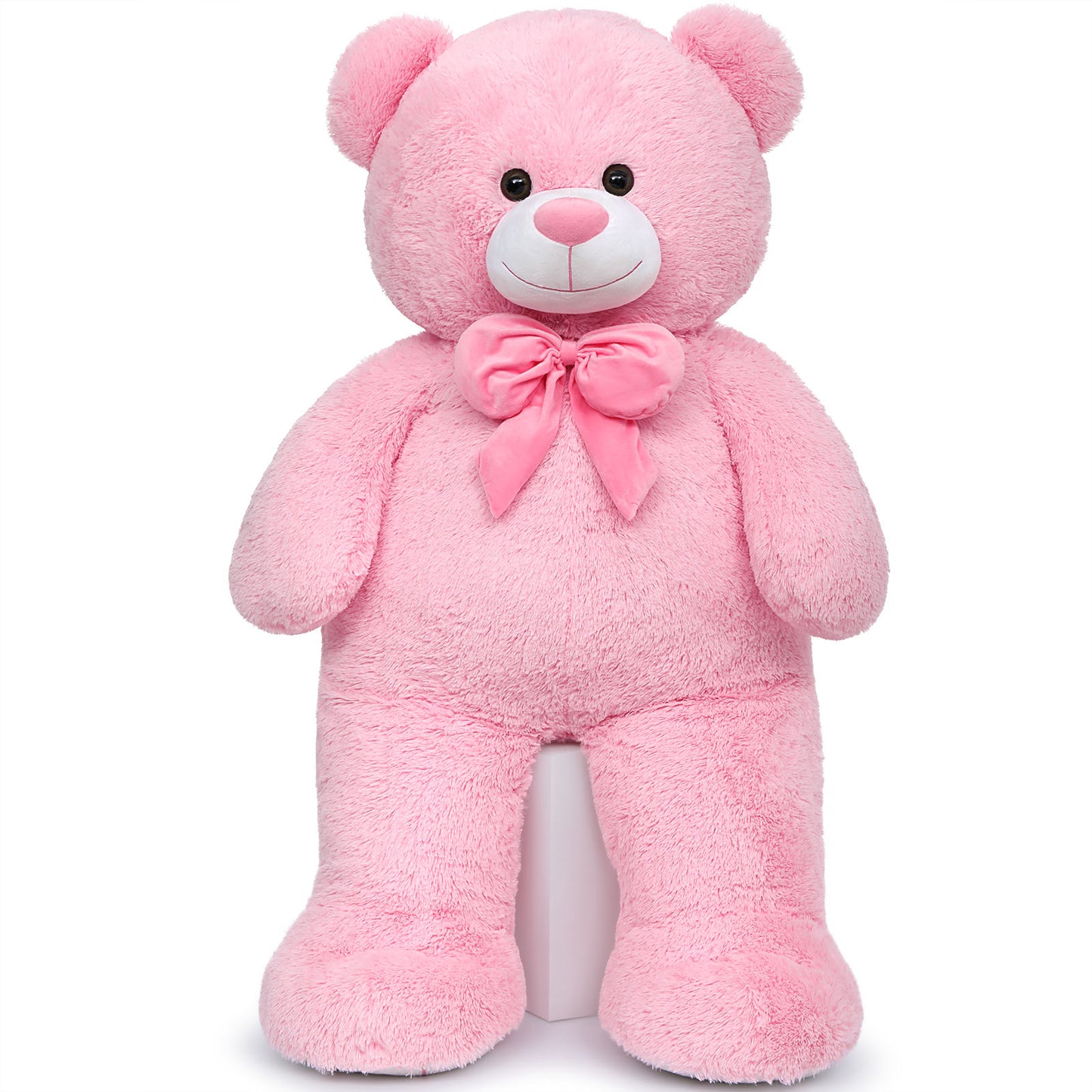 Big Teddy Bear Plush Toy Giant Bear Stuffed Animals, Pink, 47/59 Inches