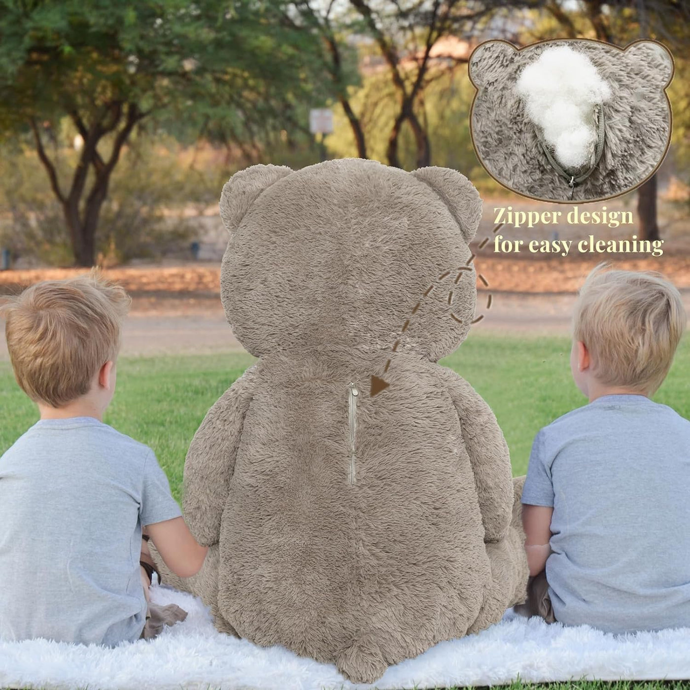 Big Teddy Bear Soft Toy, 47 Inches - MorisMos Stuffed Animals&Plush Toys