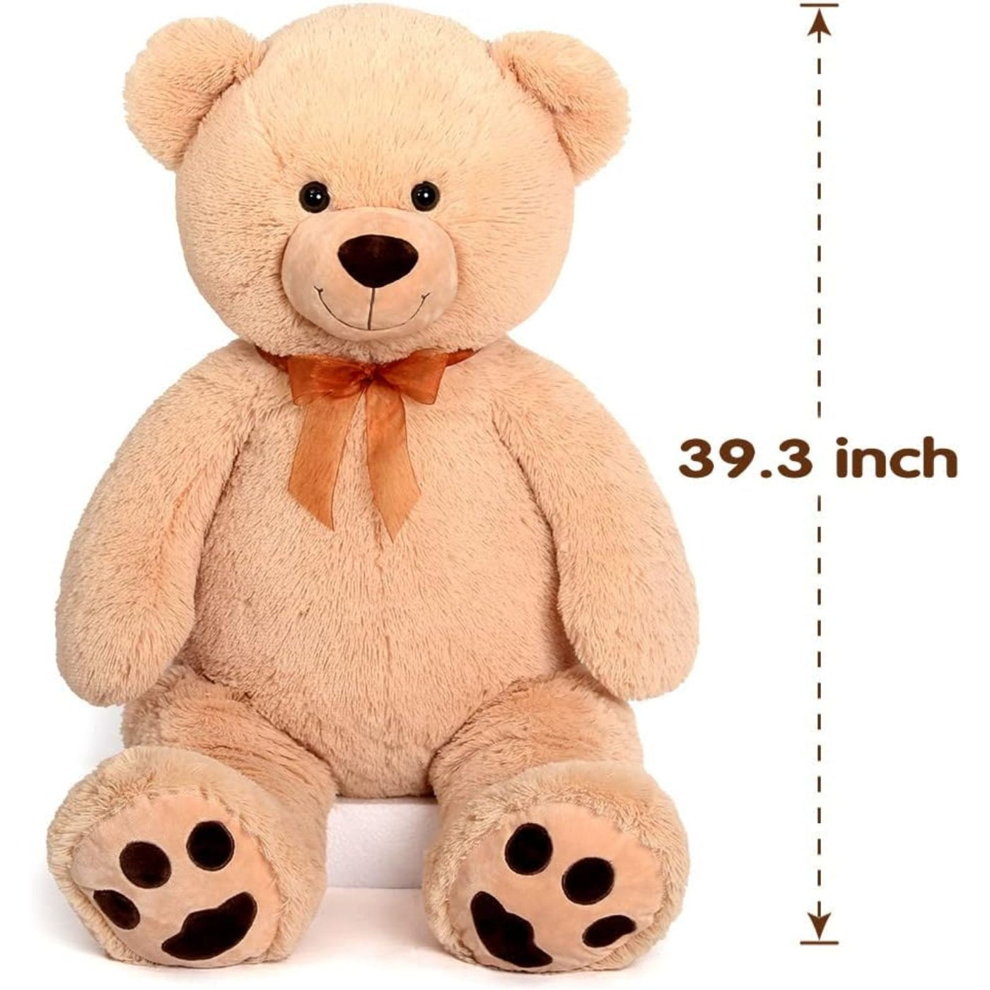 Big Teddy Bear Stuffed Animal Toy, Brown, 40 Inches