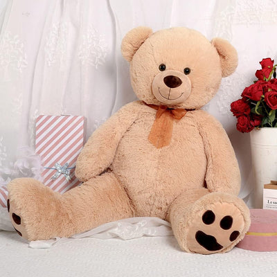 Big Teddy Bear Stuffed Animal Toy, Brown, 40 Inches