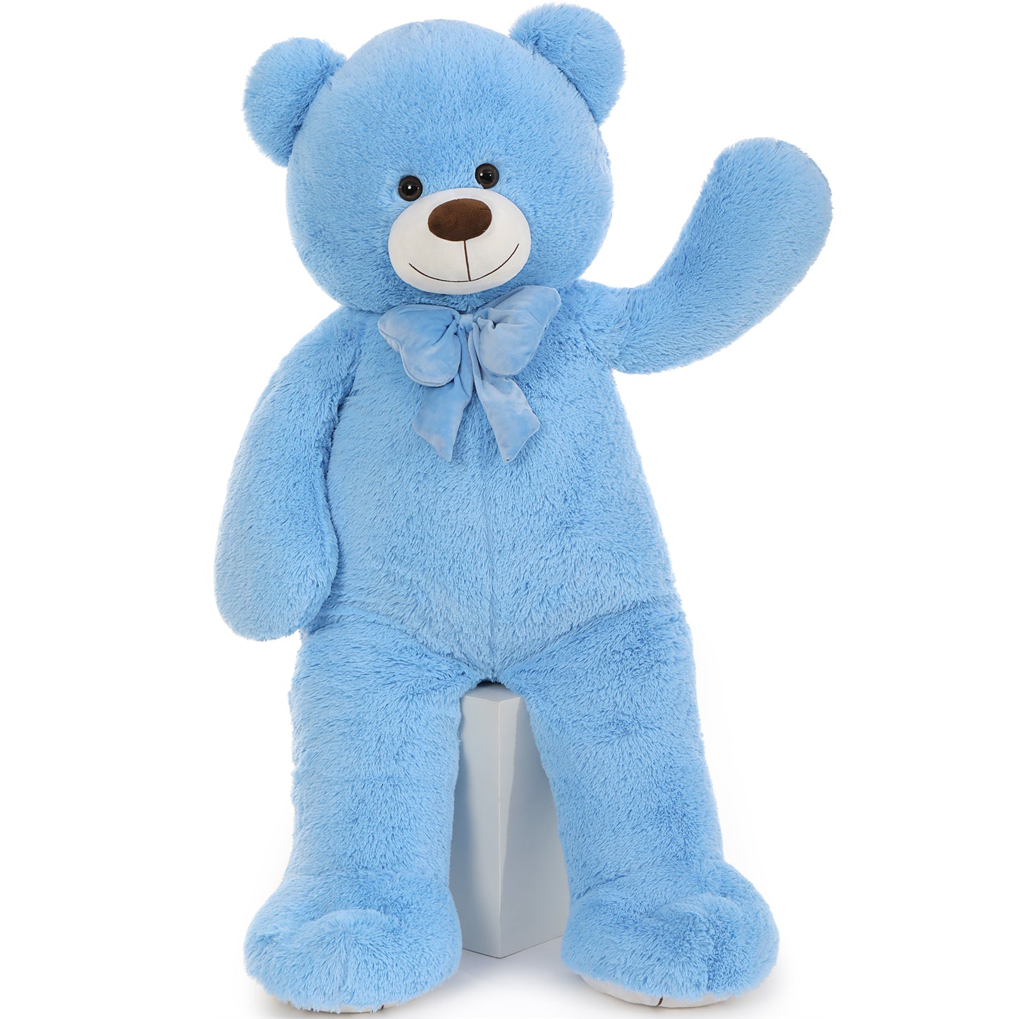 Big Teddy Bear Plush Toy Giant Bear Stuffed Animals, Blue, 47/59 Inches