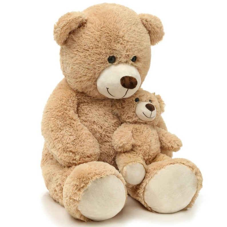 Giant Mommy Bear and Baby Stuffed Animal Toy, 39 Inches