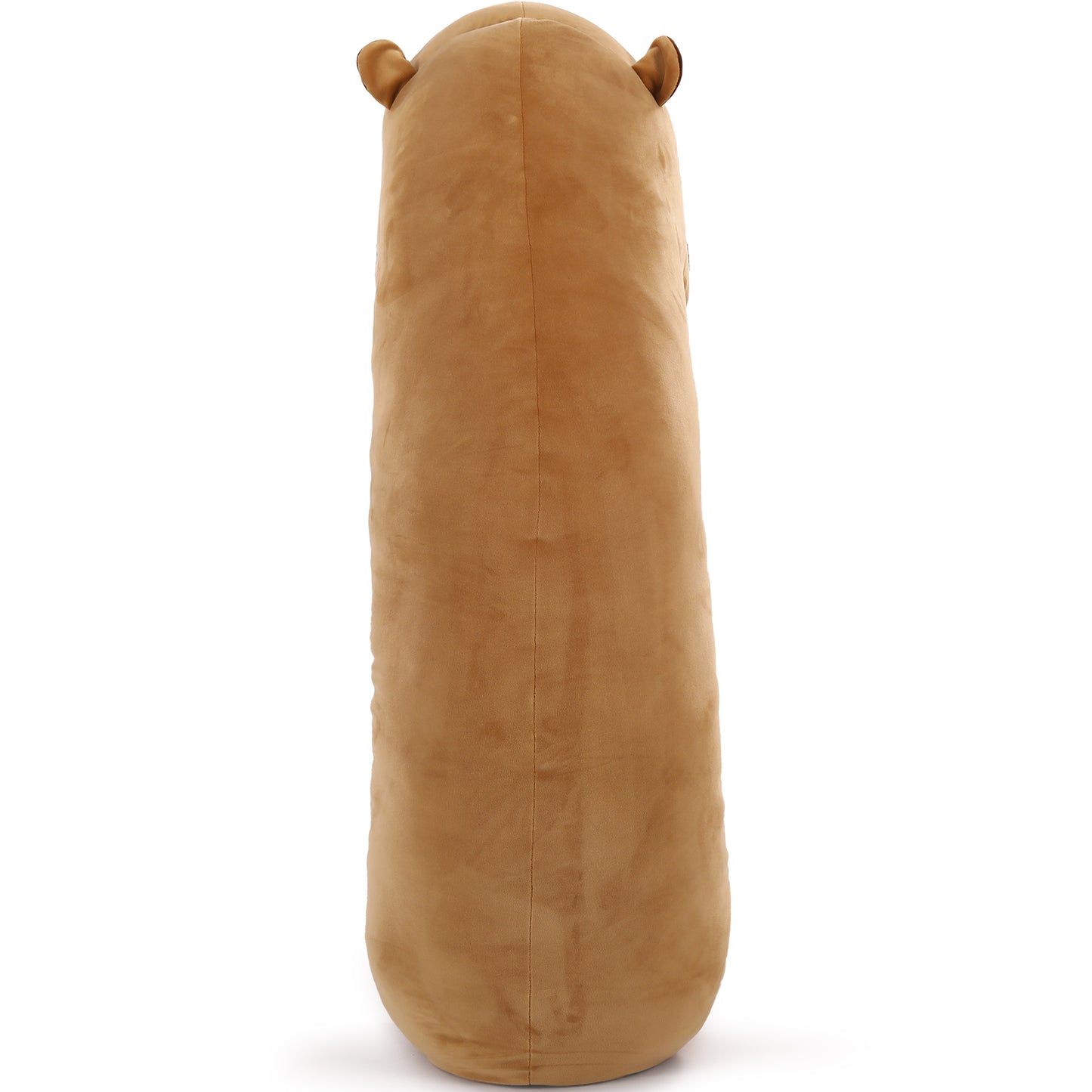 Capybara Long Throw Pillow Capybara Stuffed Animals, Brown, 43 Inches