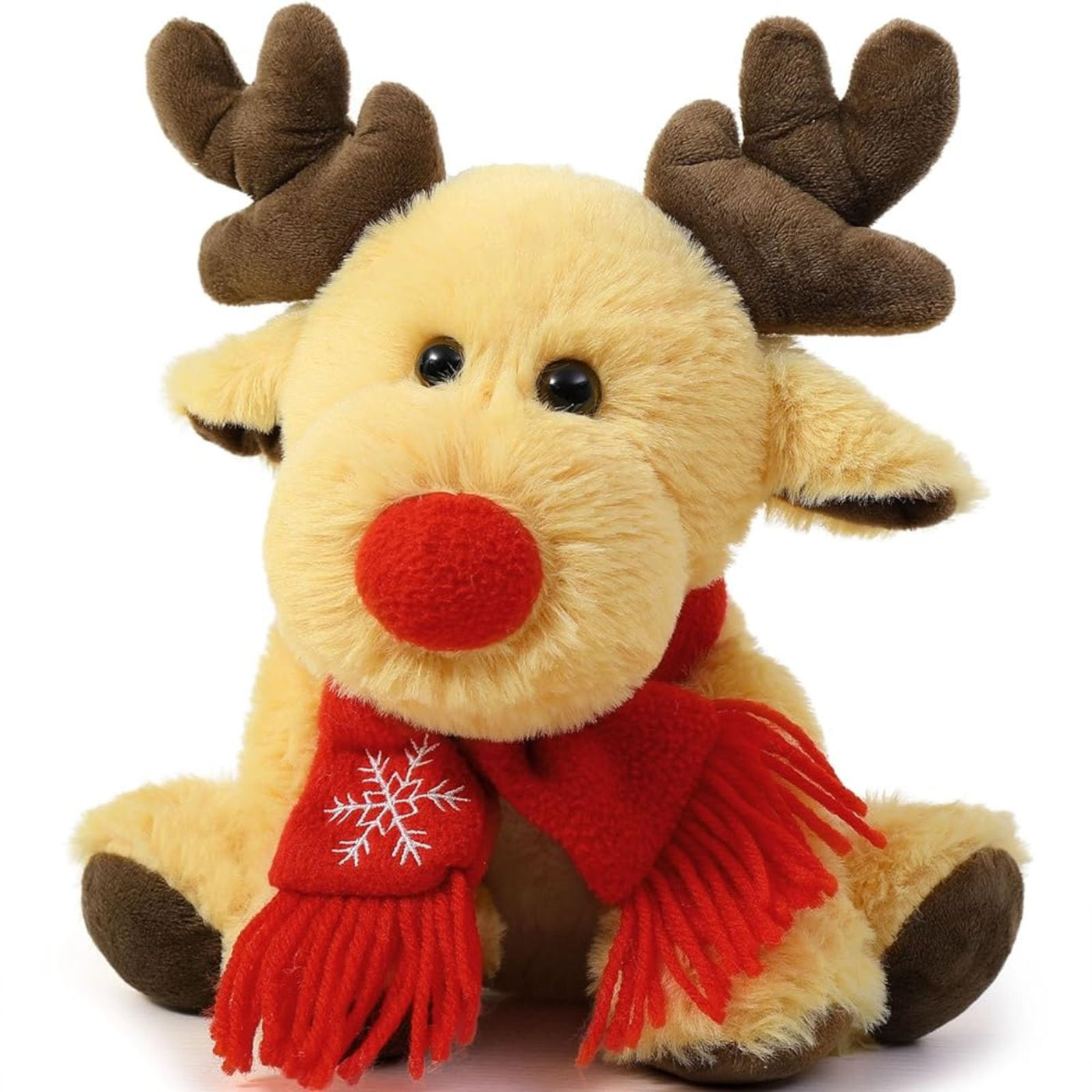 Christmas Elk Stuffed Toy, 9 Inches