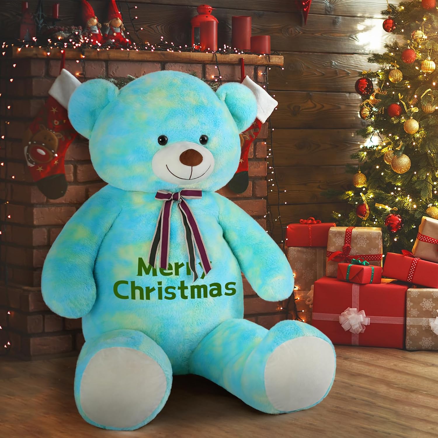 Personalized Teddy Bear Stuffed Animals with Custom Text, 51 Inches