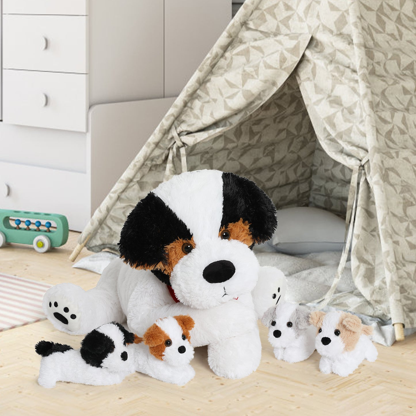 Bernese Mountain Dog Plush Toy Set, 24 Inches - MorisMos Stuffed Animals