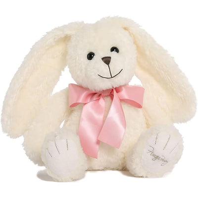 Floppy Ear Bunny Plush Toy, White, 15 Inches