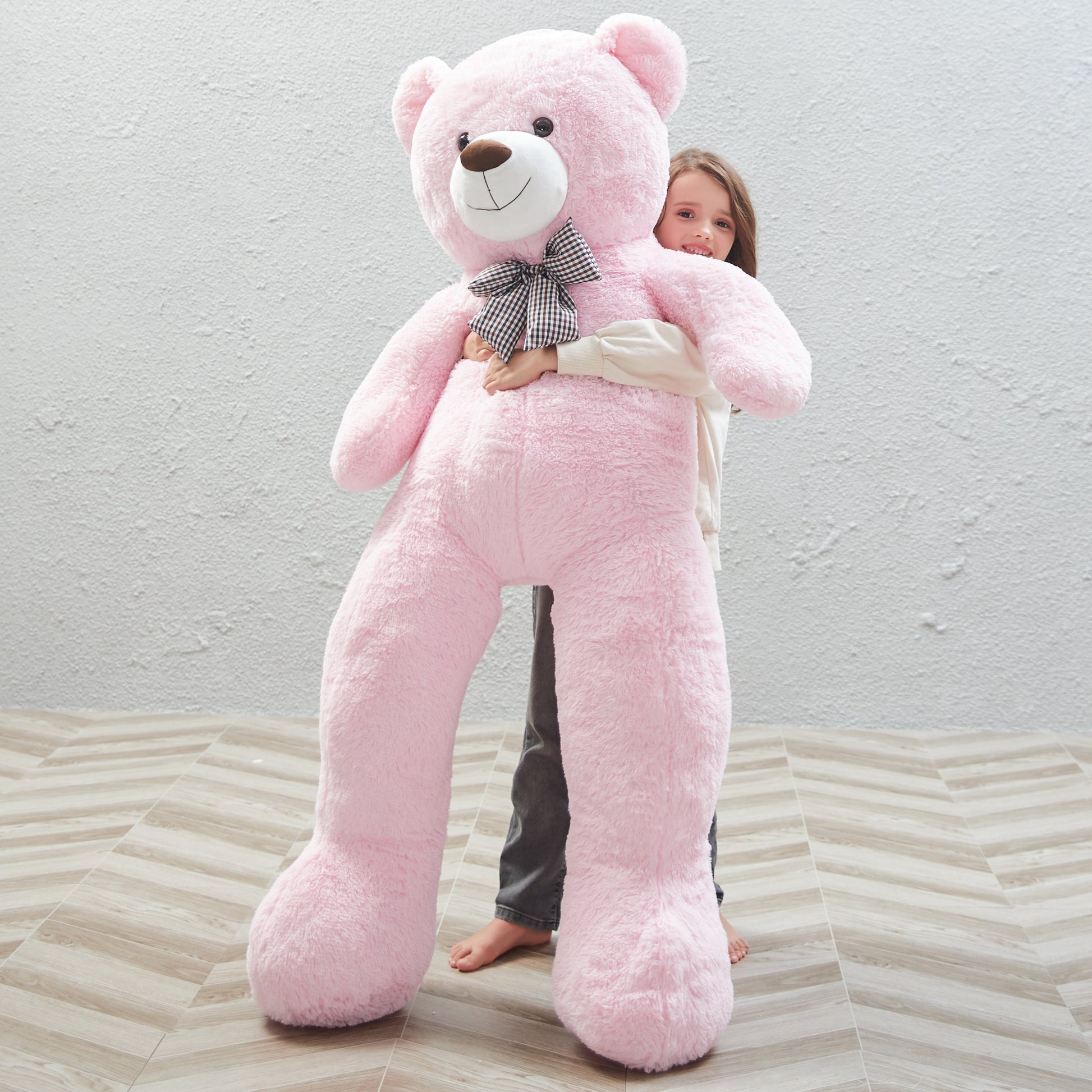 Giant Teddy Bear Stuffed Animal Toy, Pink, 39/47/55/59 Inches