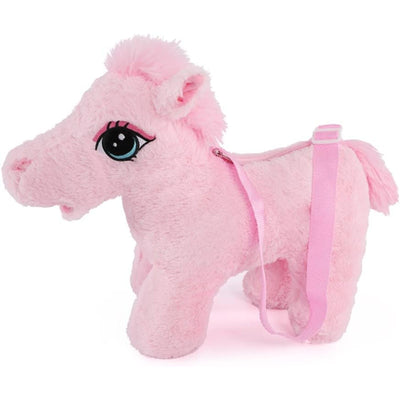 Joli sac à cheval pour enfants, rose, 12 pouces 