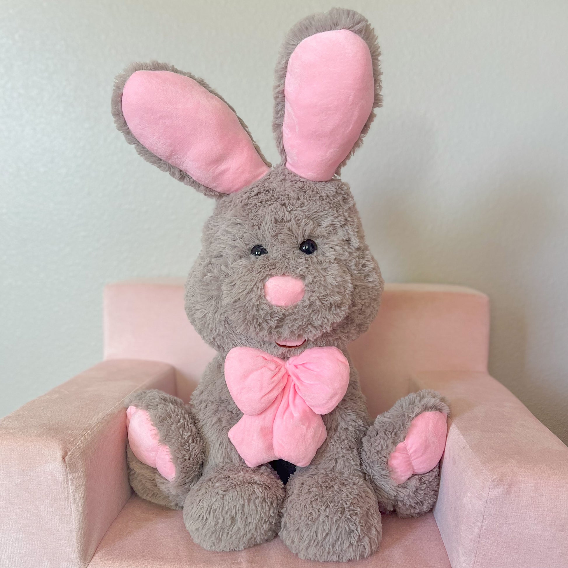 Big Bunny Plush Toy, Grey, 31.4 Inches