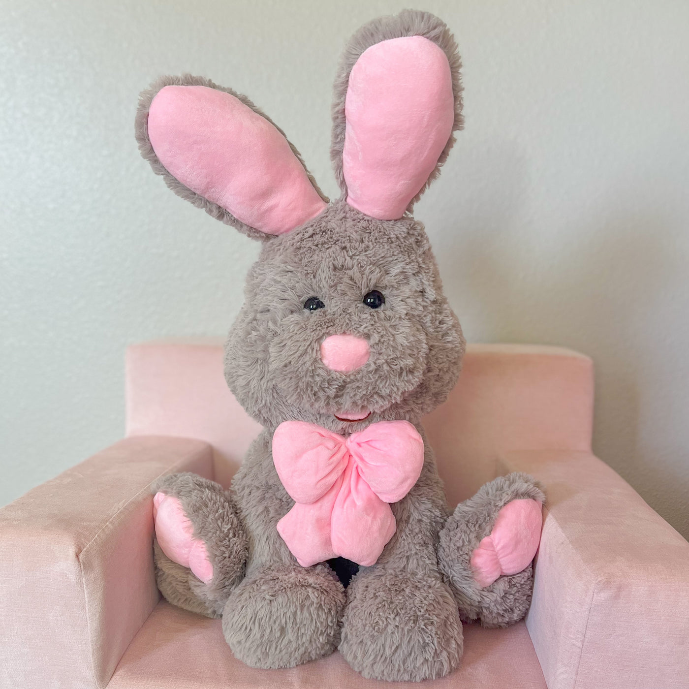 Big Bunny Plush Toy, Grey, 31.5 Inches