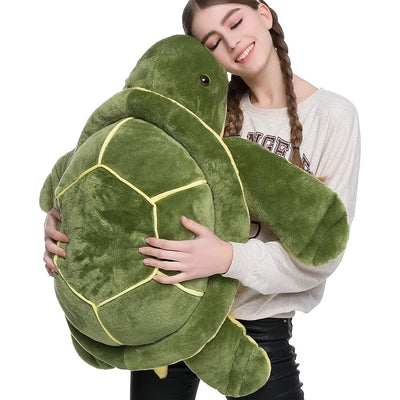 Cute Turtle Plush Toy, Green, 17/25/33 Inches