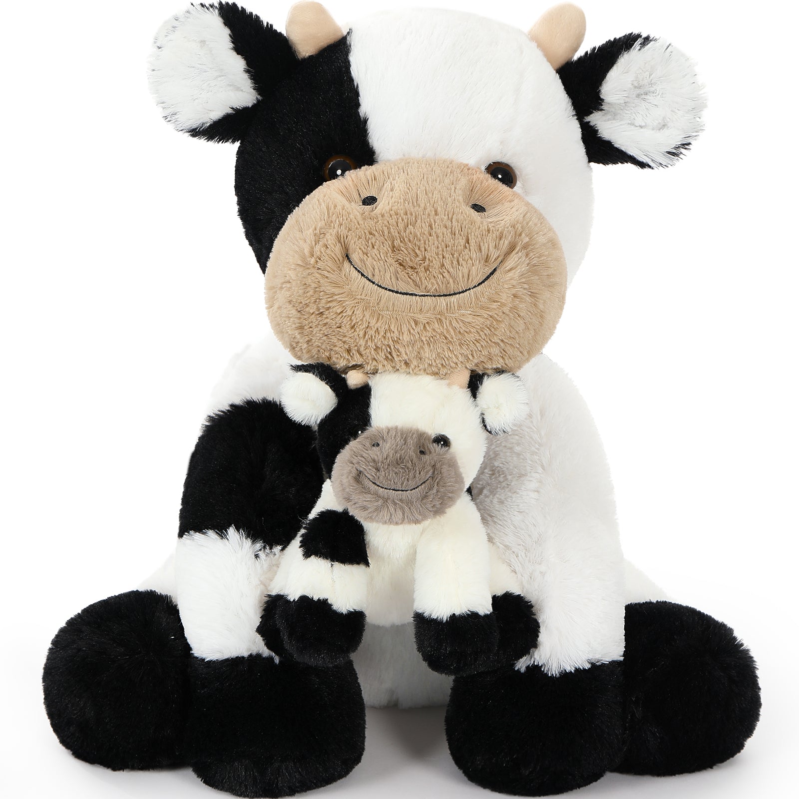 Dairy Cow Stuffed Animals Farm Plush Toys, 19.68 Inches