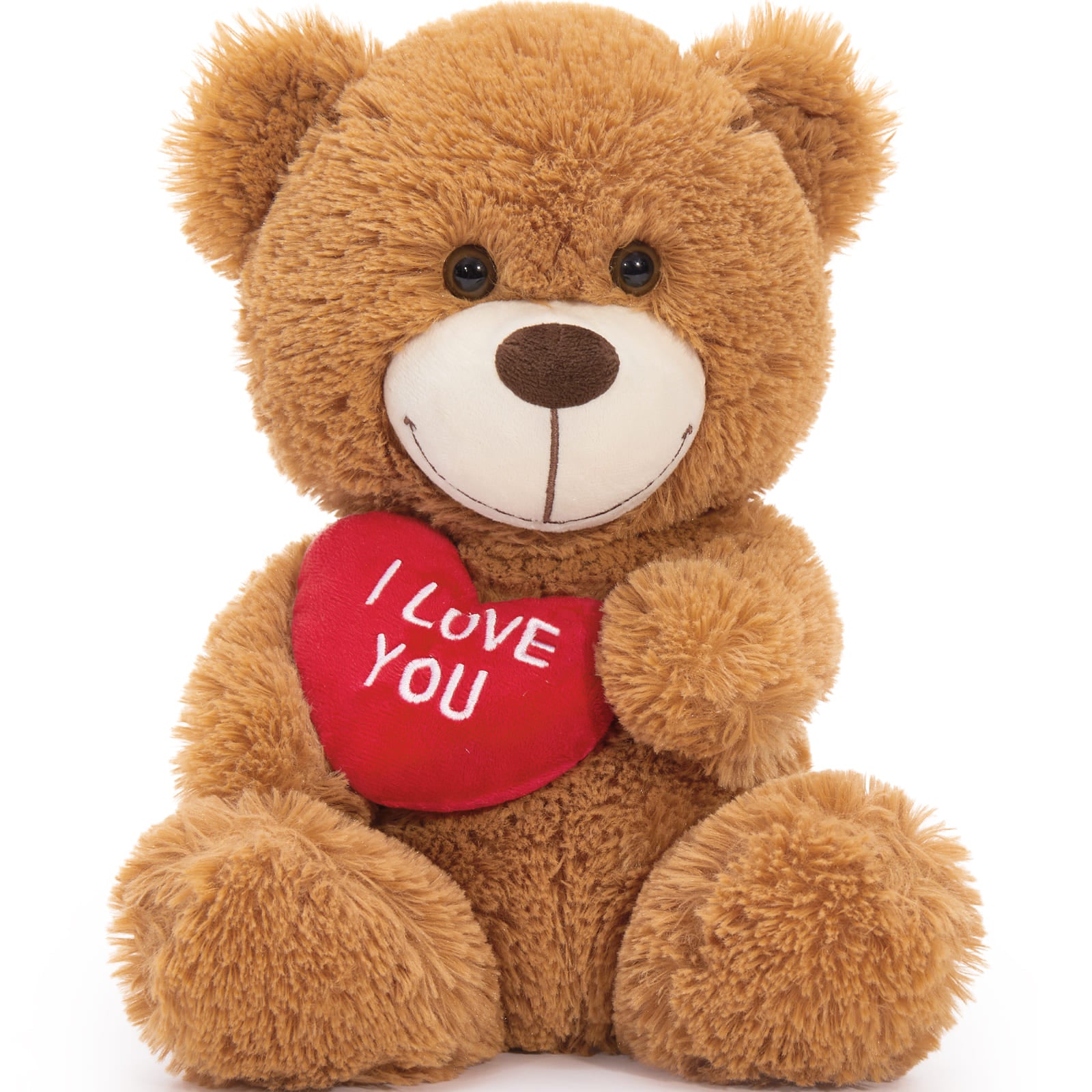 Teddy Bear Plush Toy with Heart, 12 Inches