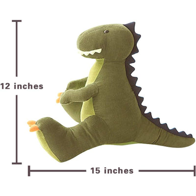 Dinosaur Plush Toy, Green, 15 Inches