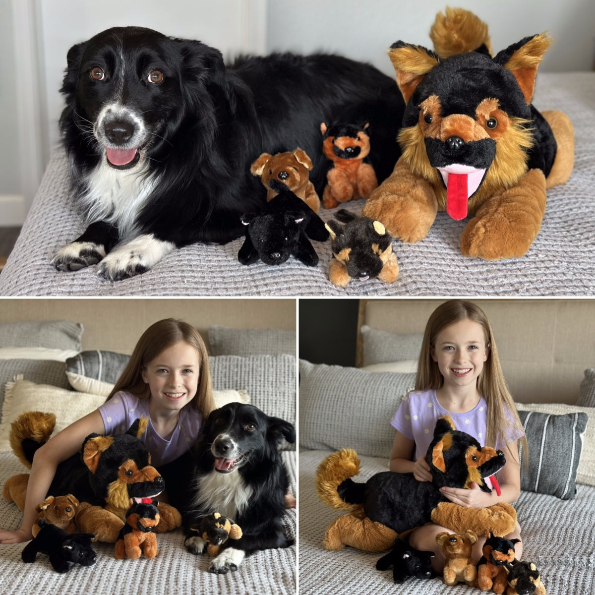 German Shepherd Dog Stuffed Animals, 19.68 Inches