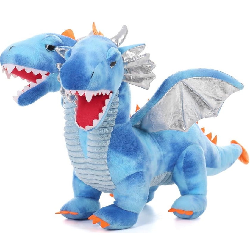 Double-headed Dragon Plush Toy, 23.6 Inches
