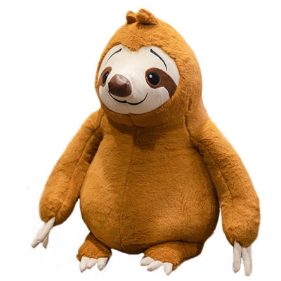 Sloth Stuffed Animal Toy, Brown, 25.6 Inches