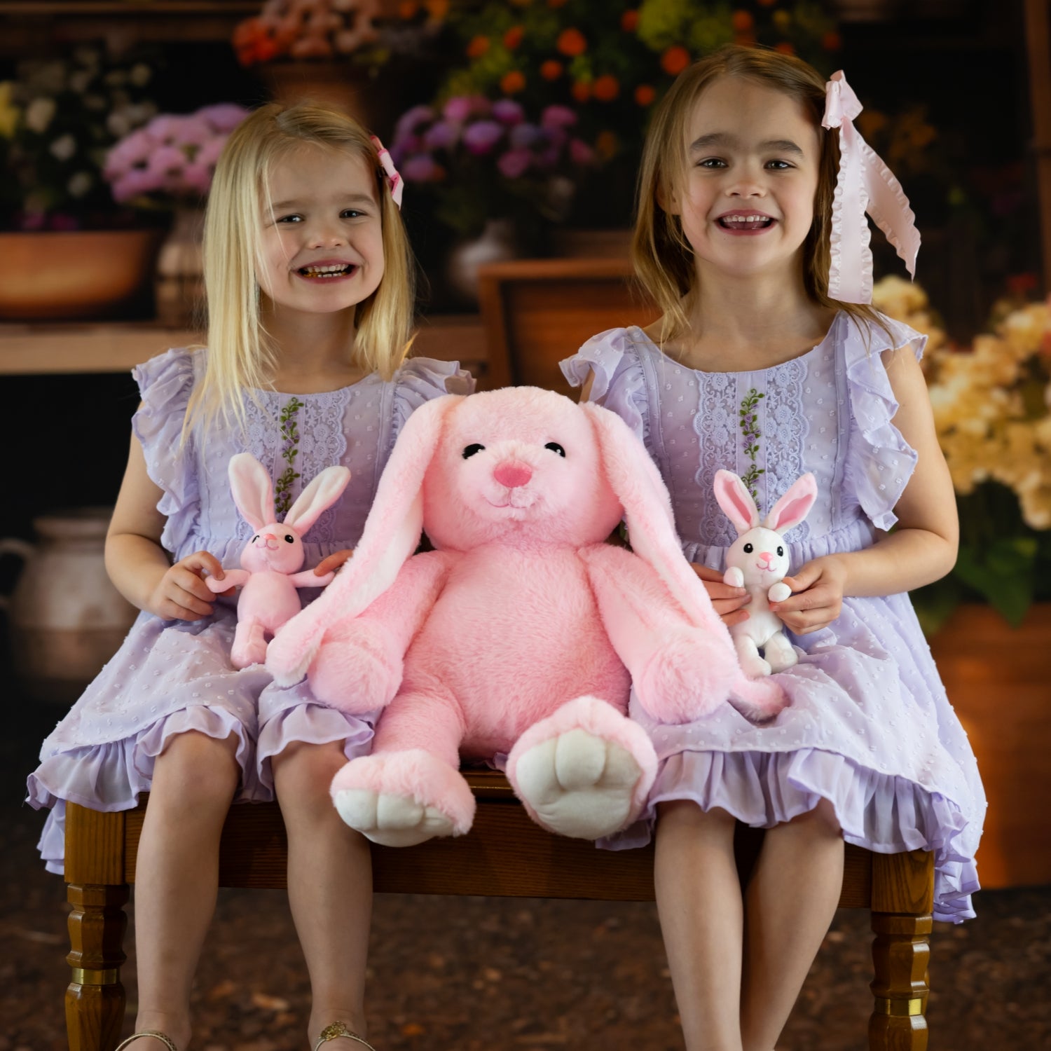 Easter Bunny Plush Toys, Pink, 20 Inches