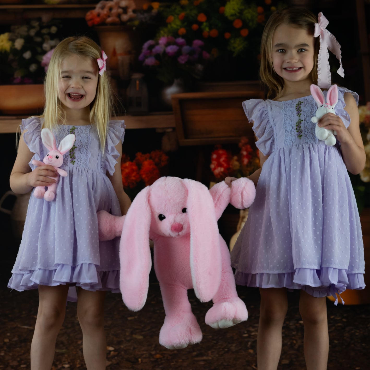 Easter Bunny Plush Toys, Pink, 20 Inches