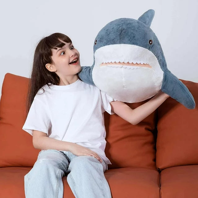 Oreiller en peluche de requin doux, animal en peluche de requin géant