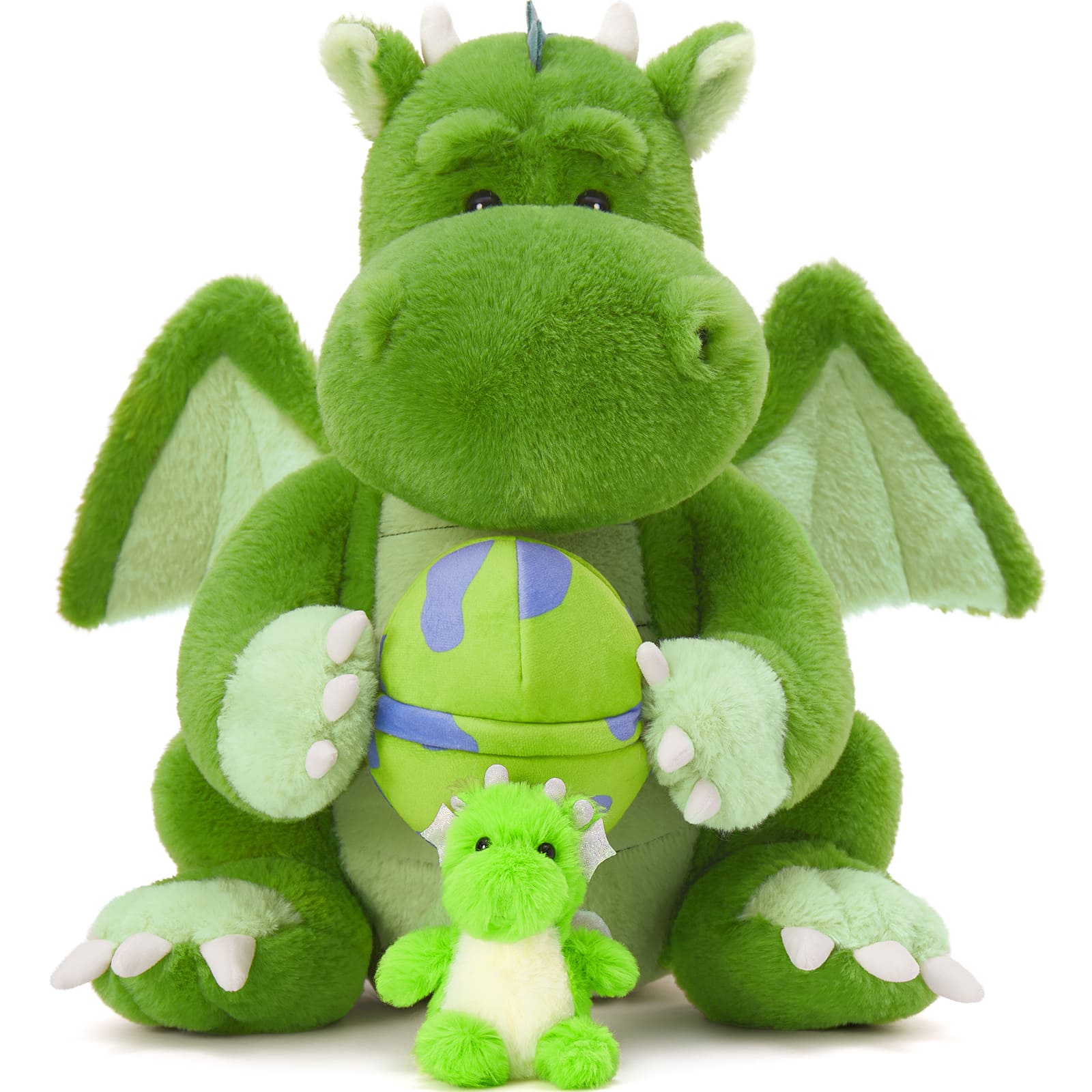 Flying Dragon Stuffed Animals Dragon Plush Toy, Green, 18 Inches