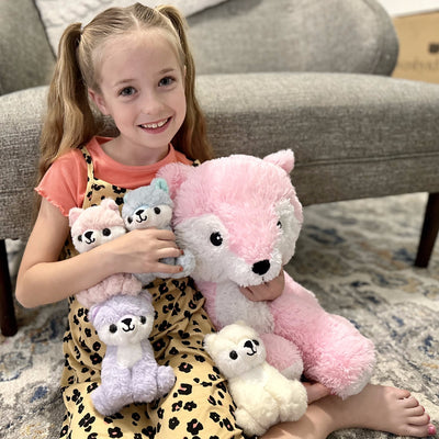 Fox Stuffed Animal Toy Set, 19 Inches