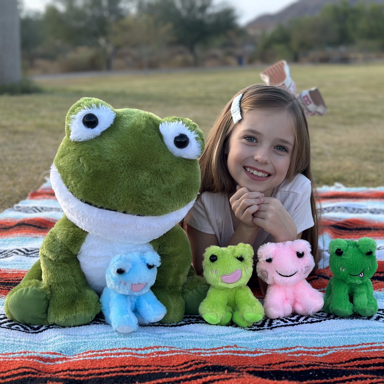 Frog Plush Toy Set, Green, 17.7 Inches – MorisMos