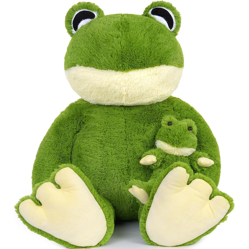 Frog Plush Toys Frog Stuffed Animals, Green, 36.2 Inches
