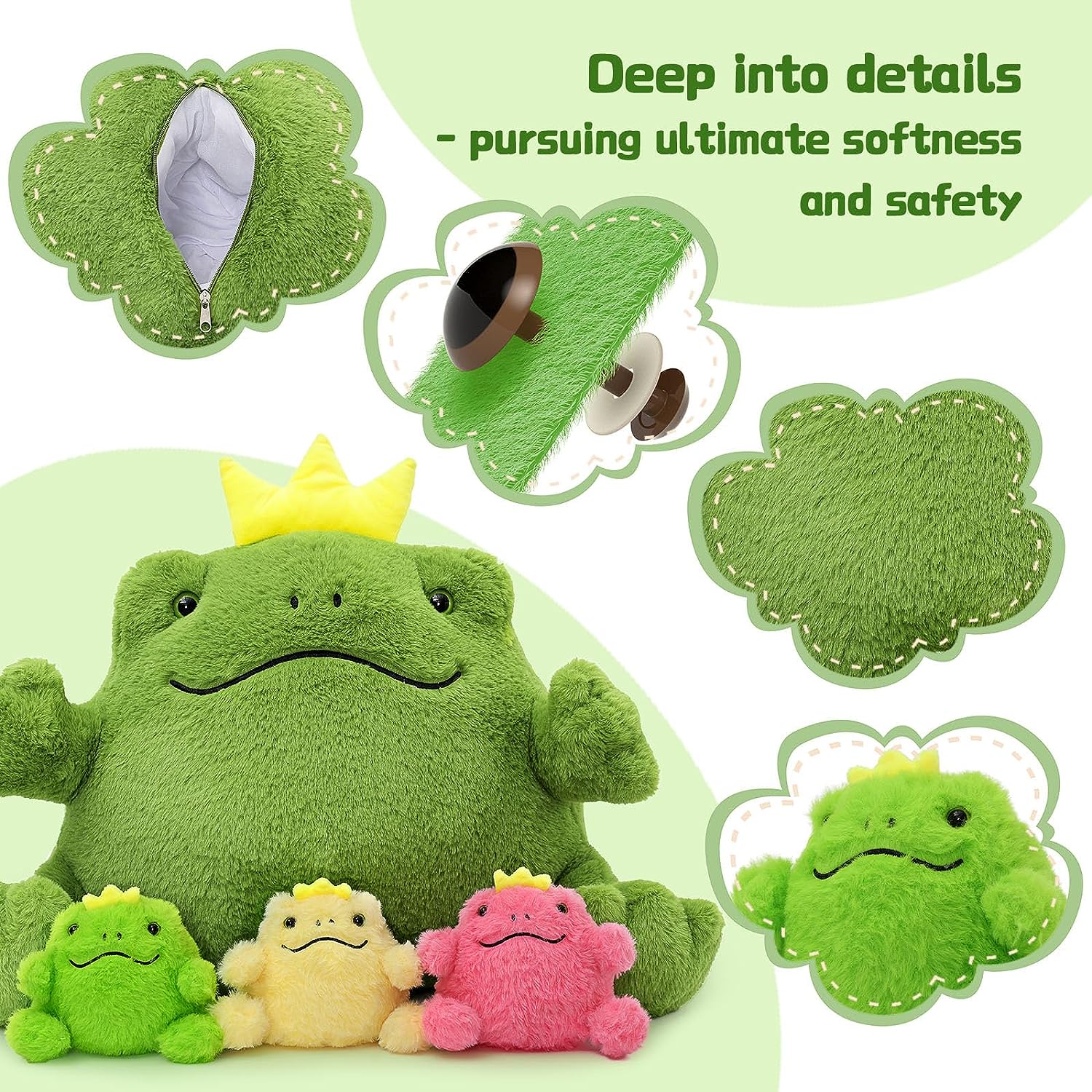 Frog Princess Stuffed Animal Toy Set, 17 Inches
