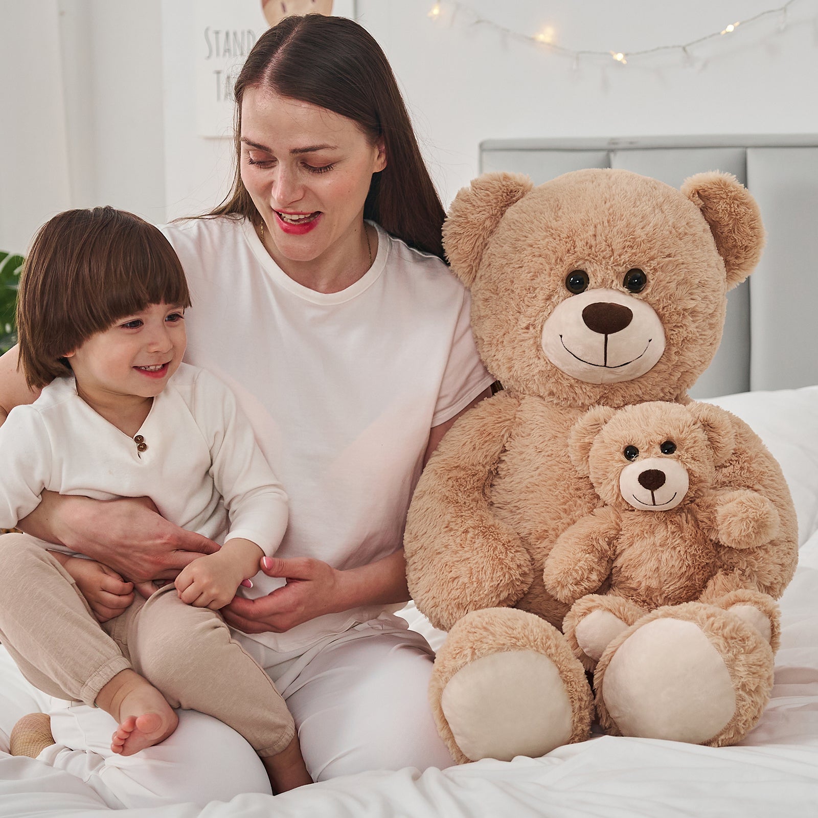 Giant Mommy Bear and Baby Stuffed Animal Toy, 39 Inches