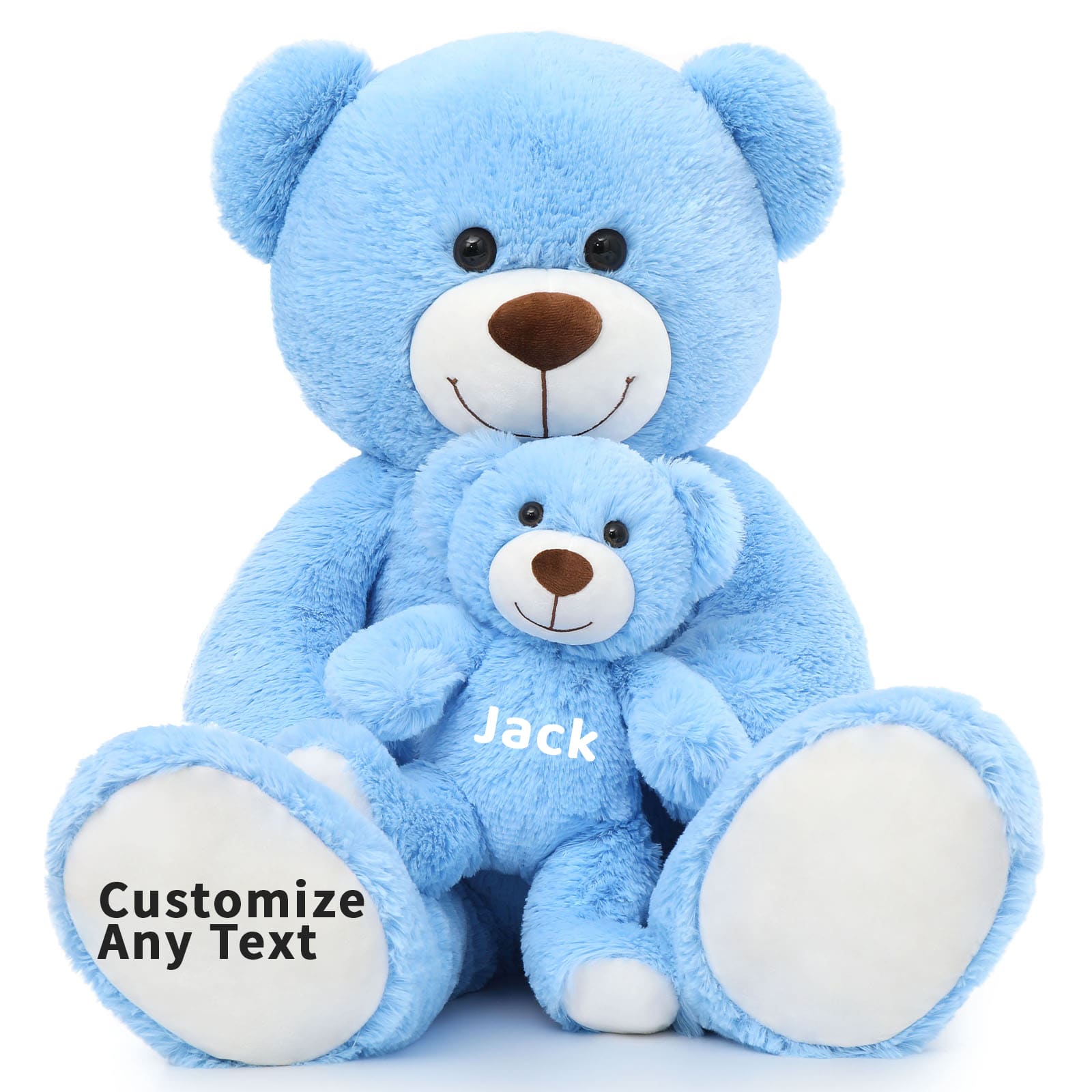 Custom Teddy Bear Plush Toy with Custom Text, 39 Inches