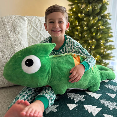 Giant Chameleon Stuffed Toy, 39 Inches