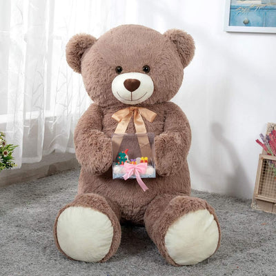 Riesiges Teddybär-Plüschtier, mehrfarbig, 52 Zoll