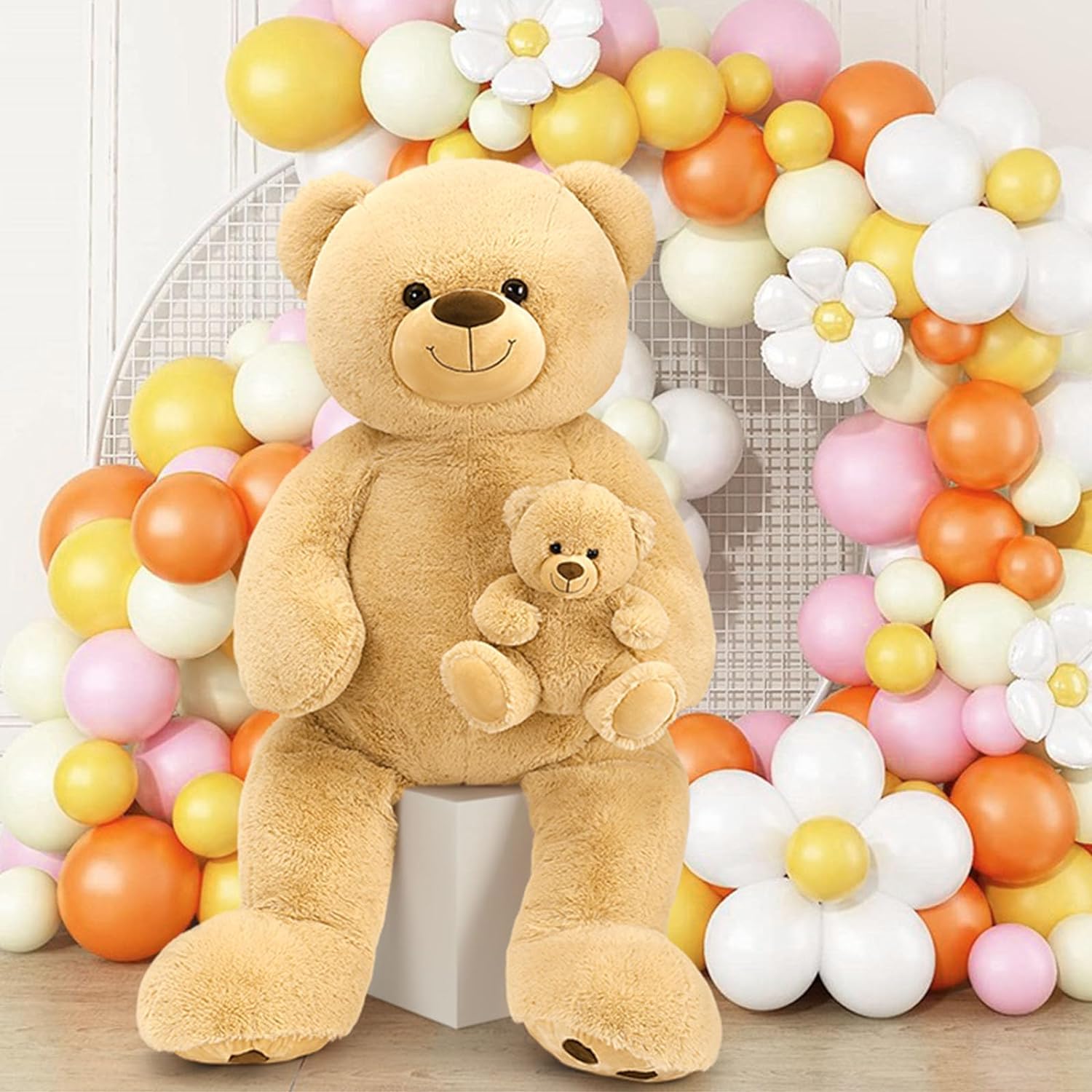 Riesiges Teddybär-Stoffspielzeug-Set, braun, 51 Zoll