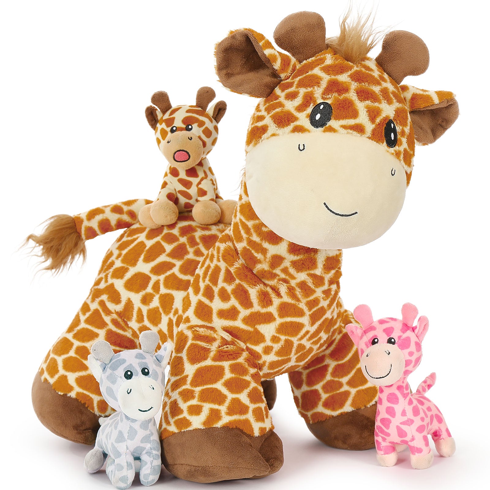 Giraffe Plush Toys Jungle Stuffed Animals, 18 Inches