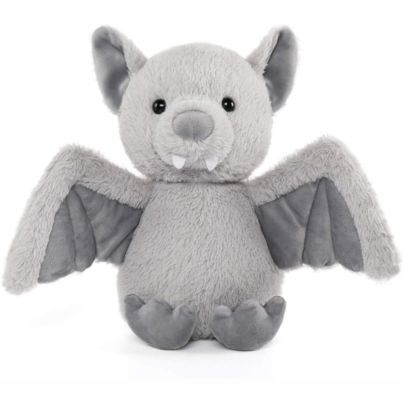 Bat Stuffed Animal Toy, Blue/Pink/Grey, 14 Inches