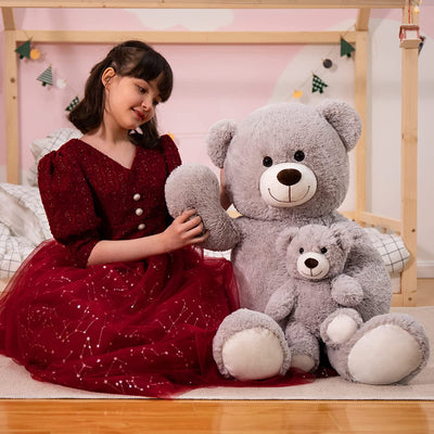 Giant Mommy Bear and Baby Stuffed Animal Toy, 39 Inches - MorisMos Stuffed Animal Toys