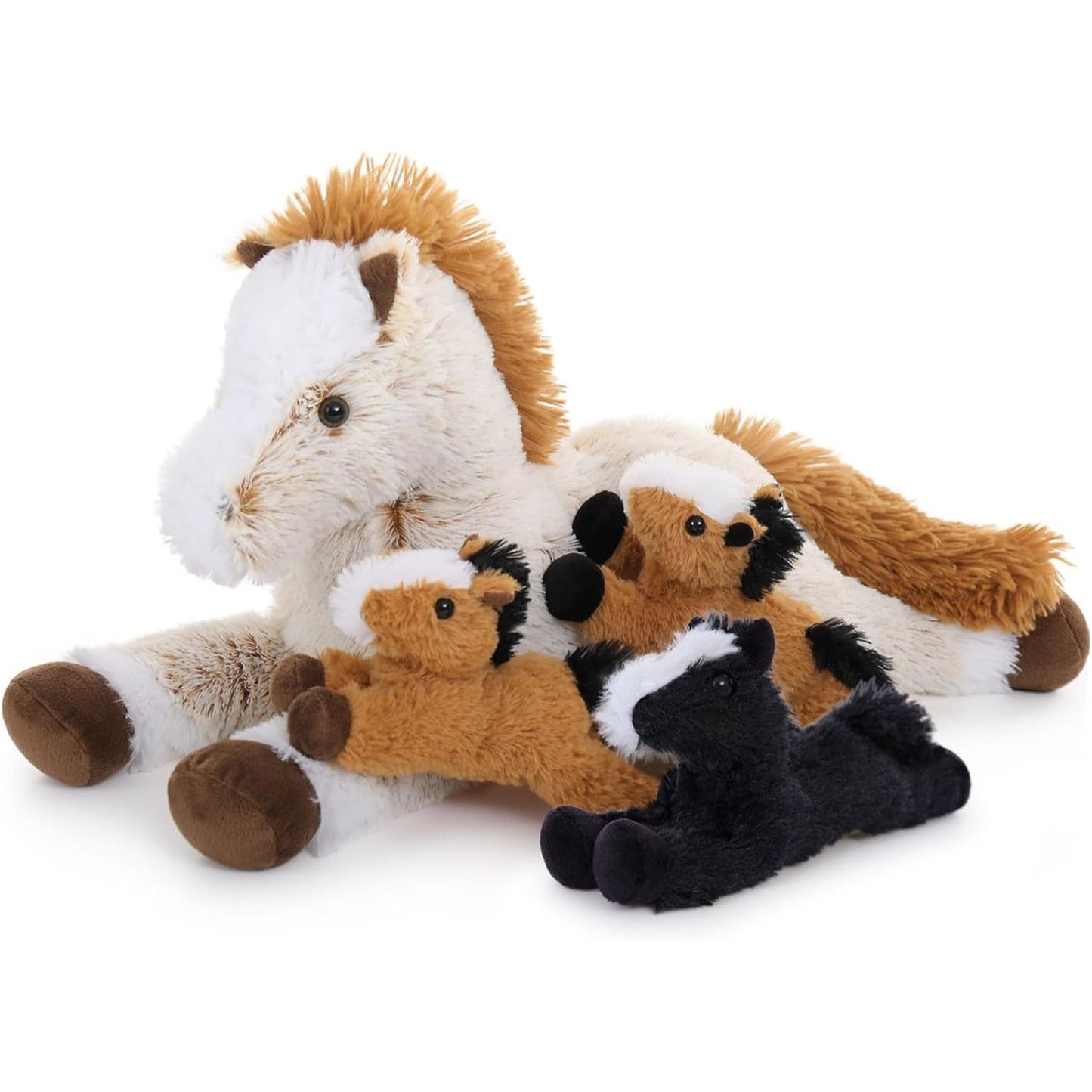 4 Pcs Horse Plush Toys, 21 Inches - MorisMos Stuffed Animals
