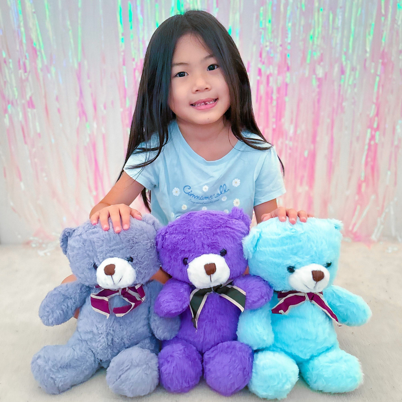 MorisMos 3-Pack Teddy Bear Stuffed Toys, 12 inches