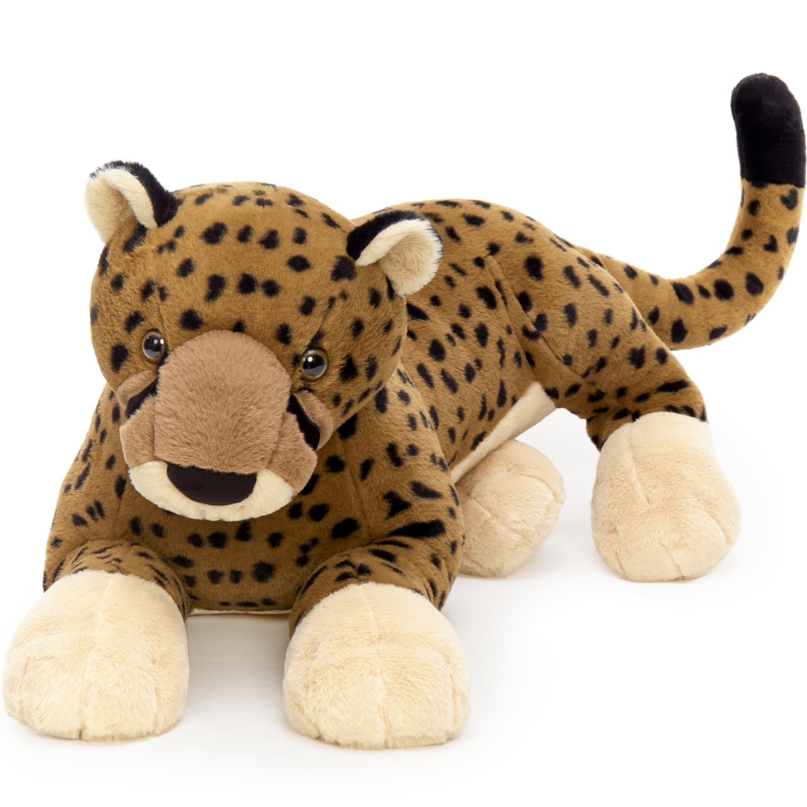 Giant Cheetah Stuffed Animals Jungle Plush Toys, 53.15 Inches