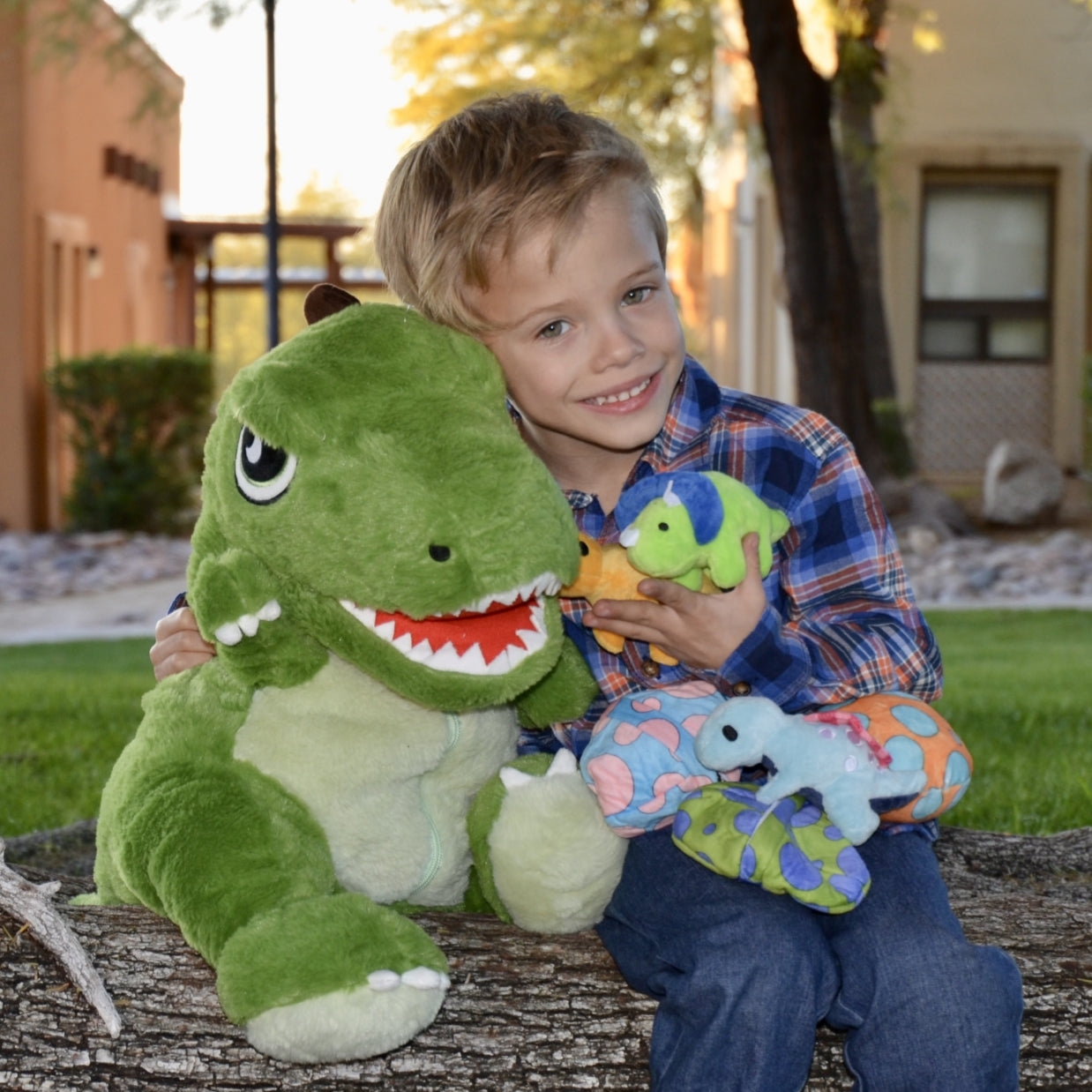 Tyrannosaurus Rex Plush Toy Set, 19.6 Inches