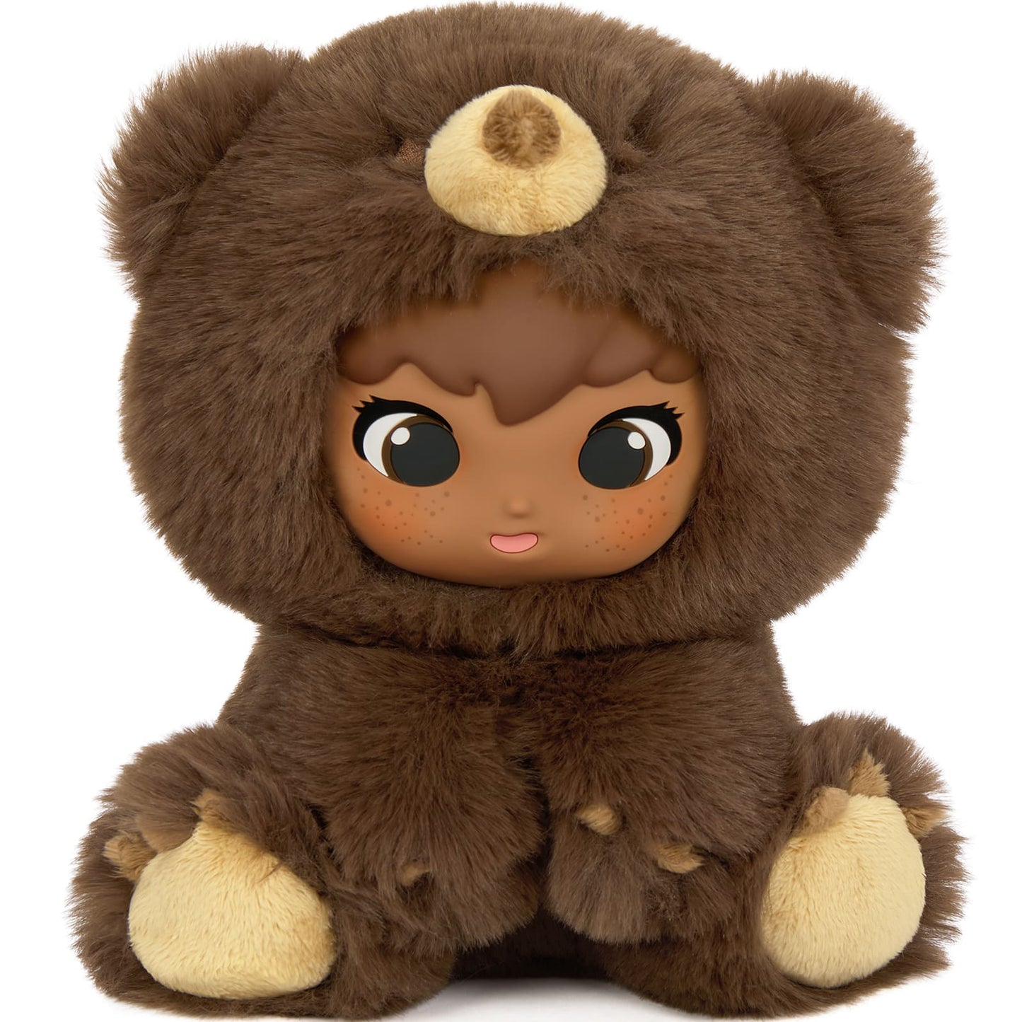African American Doll In a Bear Costume ( Gift Box ), 9.5 Inches