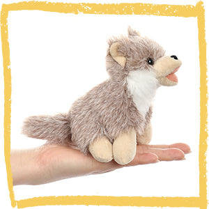 Wolf Plush Toys Jungle Stuffed Animals, 19.7 Inches