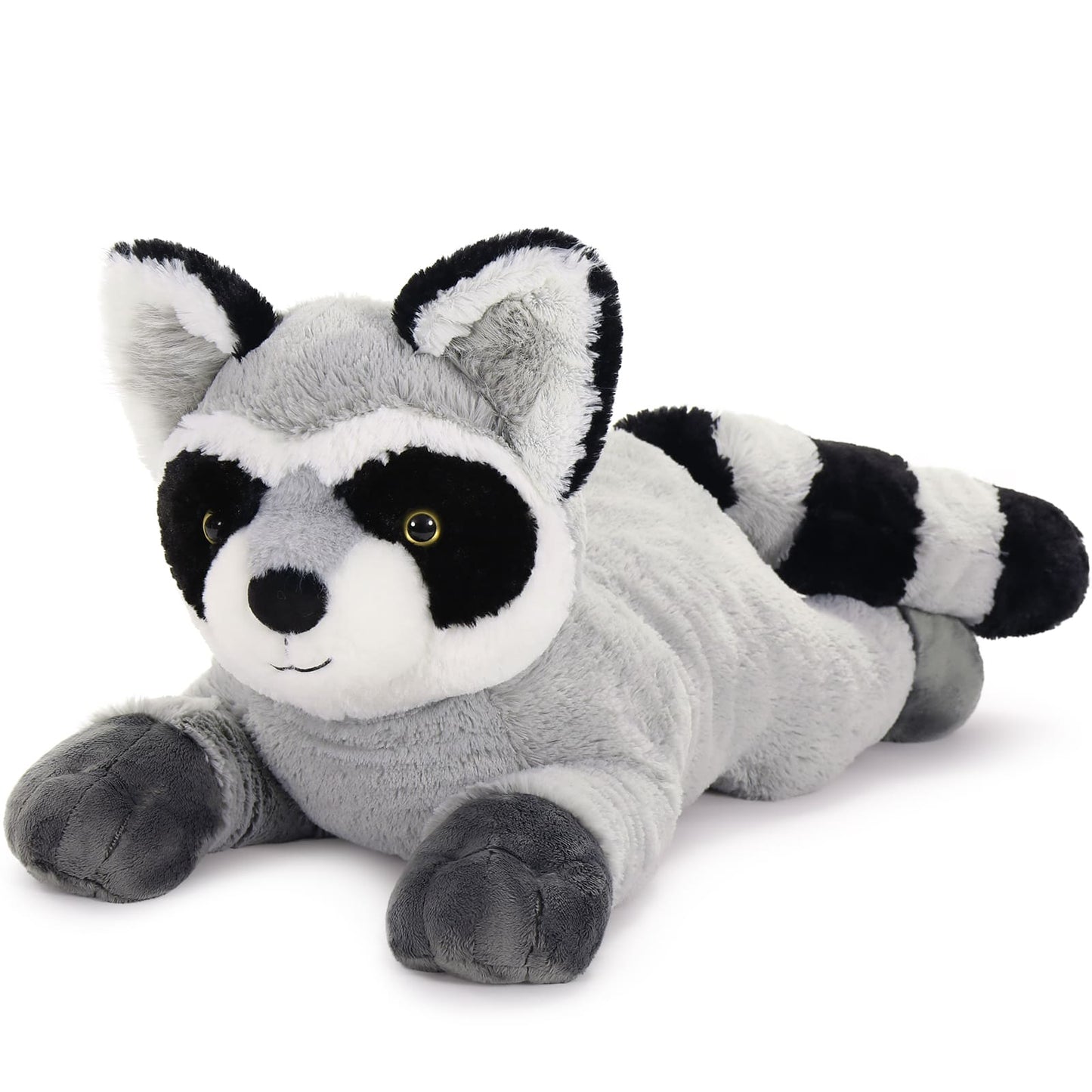 Realistic Raccoon Stuffed Animals - Large Raccoon Plush Toys 28 Inches - Cute Cartoon Raccoon Plush Pillows for Kids - Jungle/Safari Stuffed Animals - Christmas/Birthday/Valentine's Day/Baby Shower Gift Choice