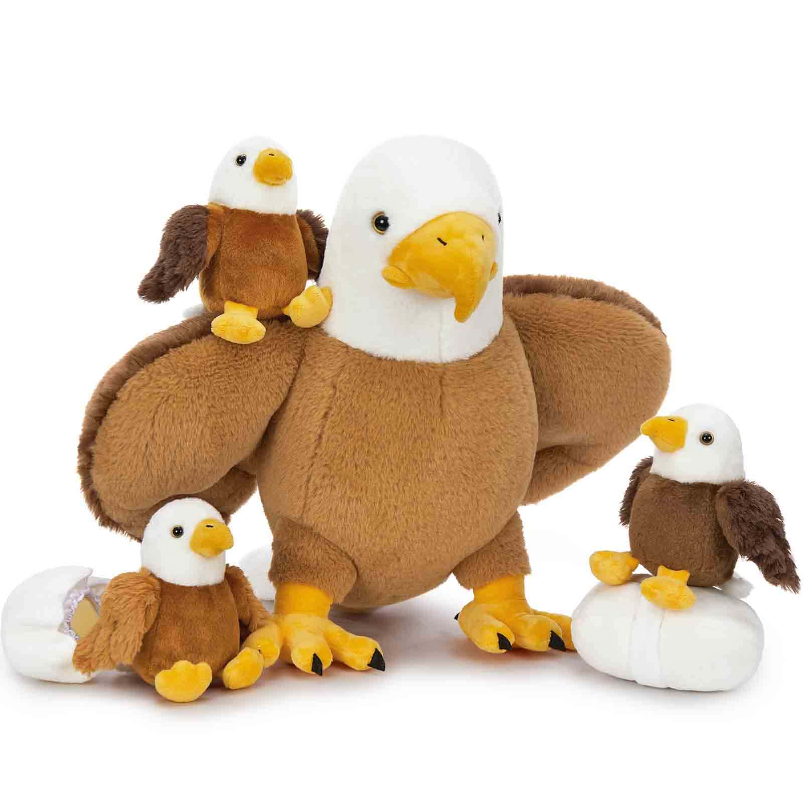 Bald Eagle Stuffed Animals Eagle Plush Toys, 15.75 Inches