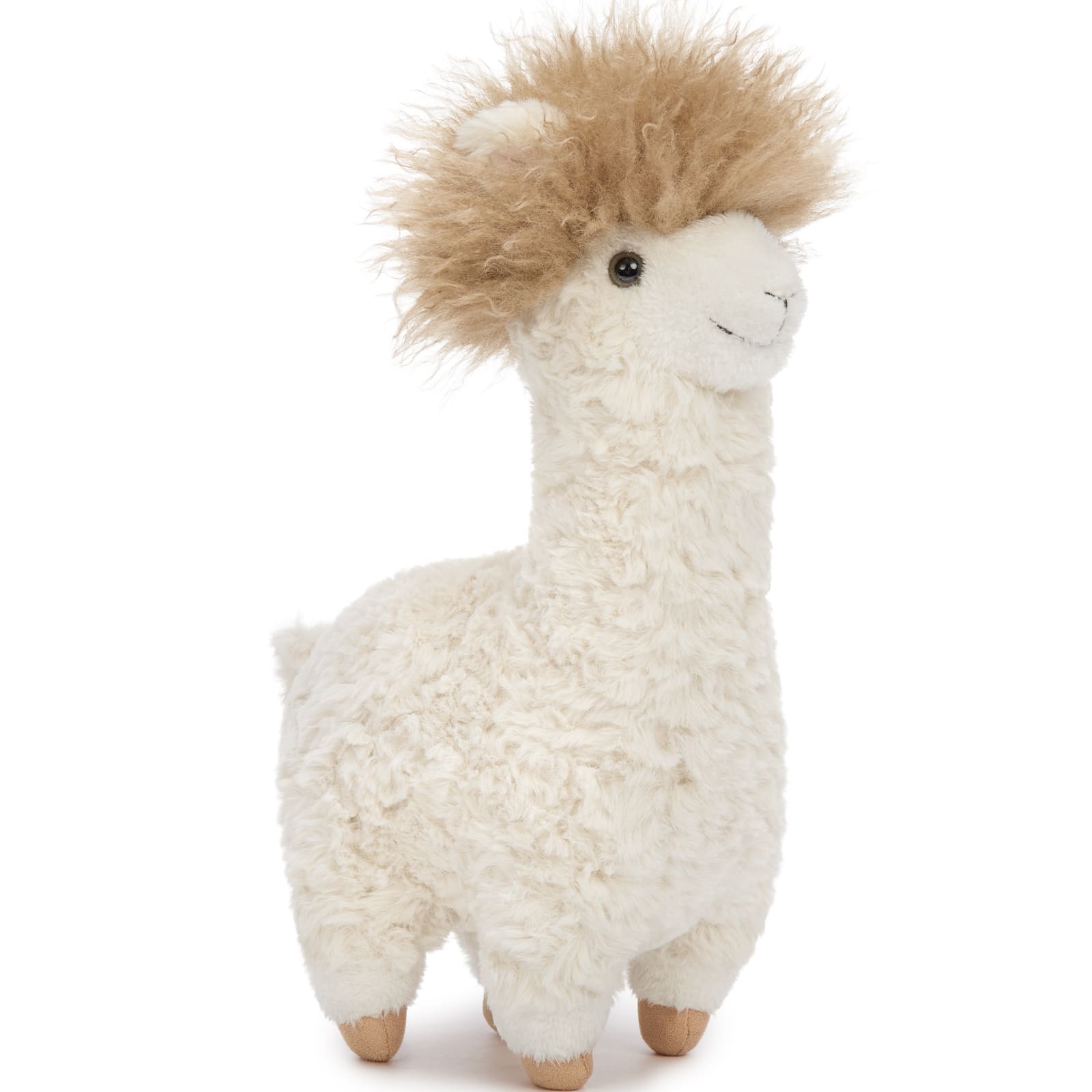 Alpaca Plush Toys Llama Stuffed Animals, Beige, 15.75 Inches