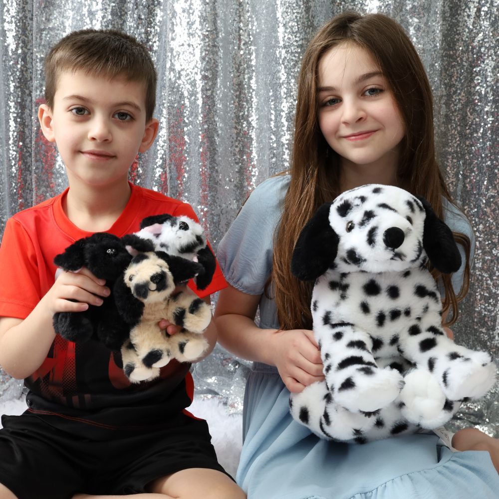 Dalmatian Stuffed Animals Puppy Plush Toys, 11.8 Inches