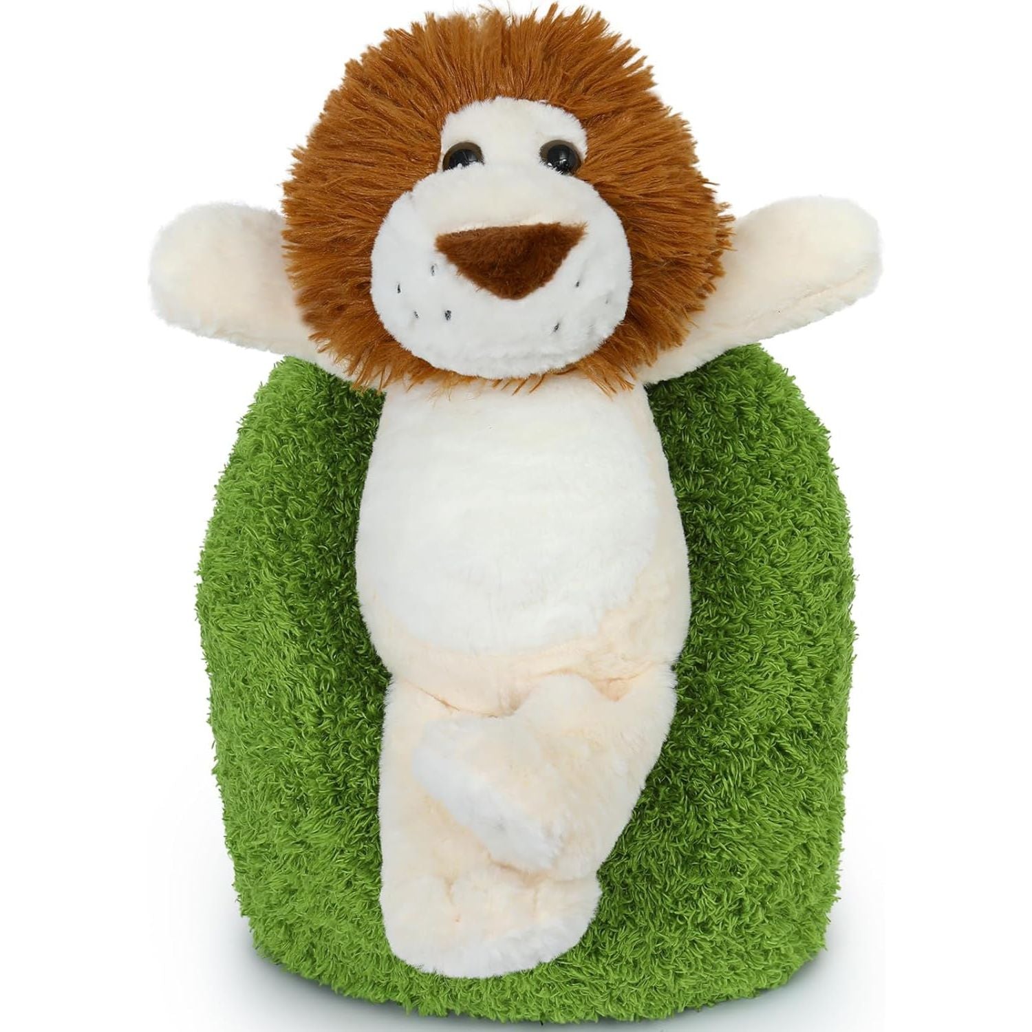 Lion Plush Toy Lion Stuffed Animal, Beige, 11 Inches