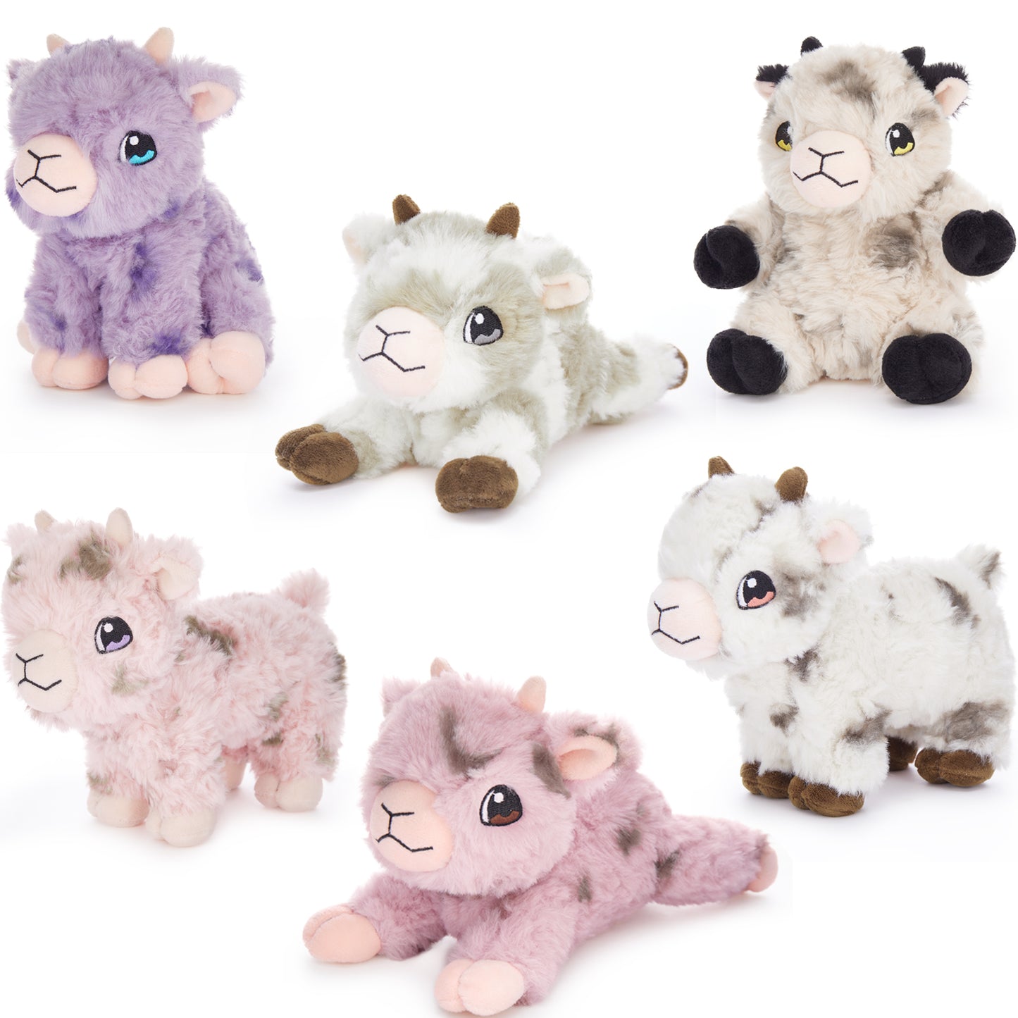 Little Lamb Stuffed Animals Bulk Sheep Plushies, 6.3 Inches